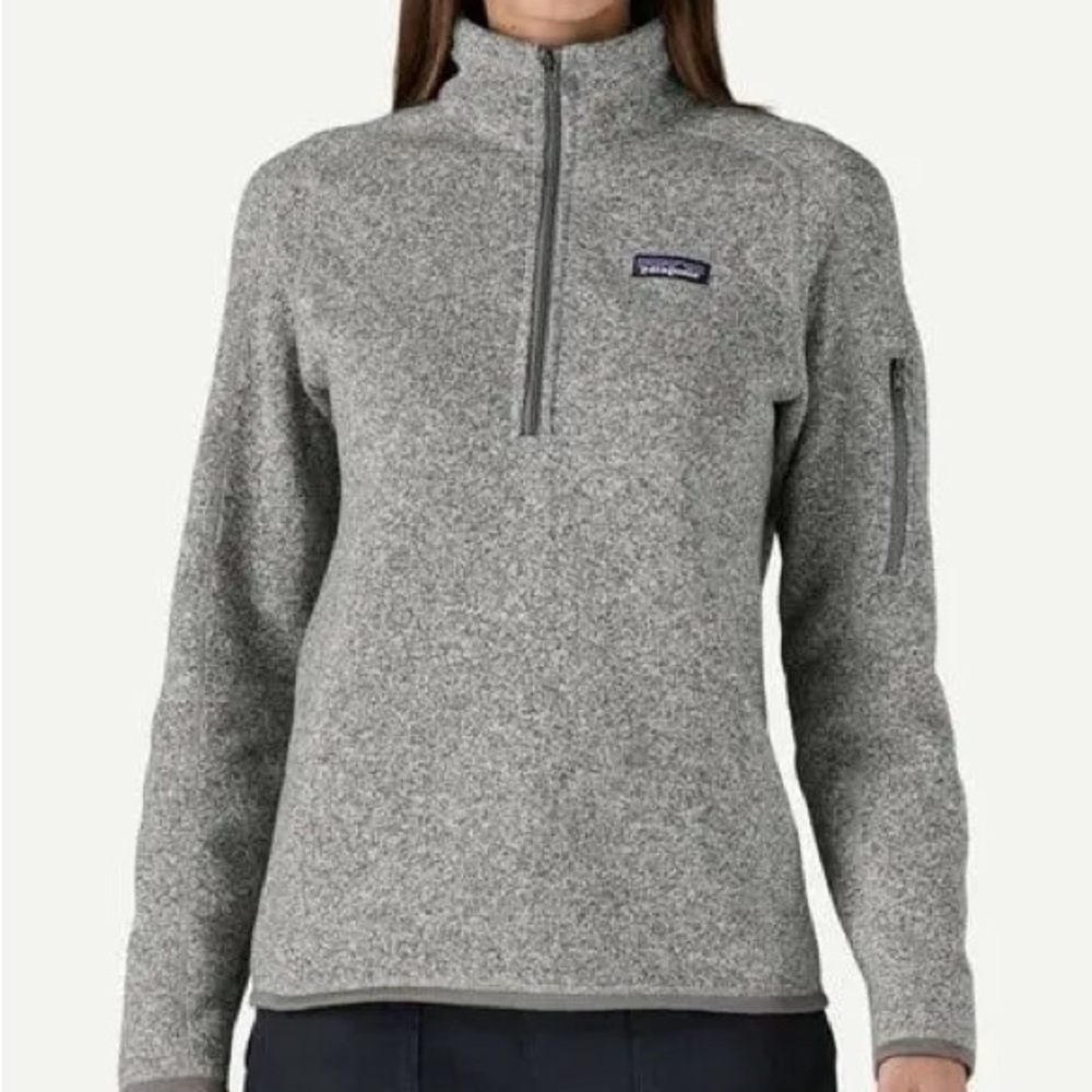 Patagonia Heather Gray Fleece Pullover
